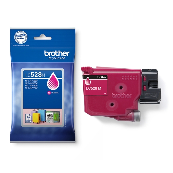 Brother LC528 Magenta Cartucho de Tinta Original - LC528M