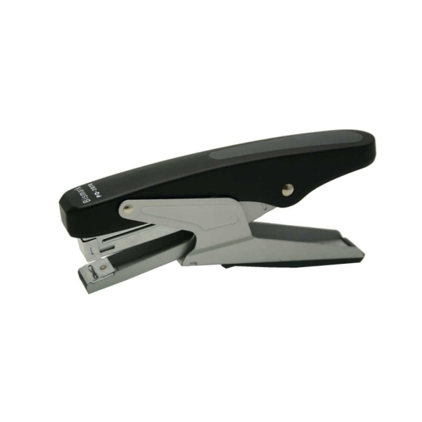 Bismark Grapadora de Tenaza - Capacidad de Grapado 20 Hojas - Diseño Ergonomico - Alta Durabilidad - Color Negro
