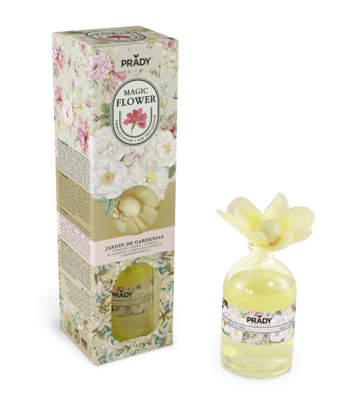 Prady Ambientador Magic Flower Jardin de Gardenias - Frasco de Cristal 100ml