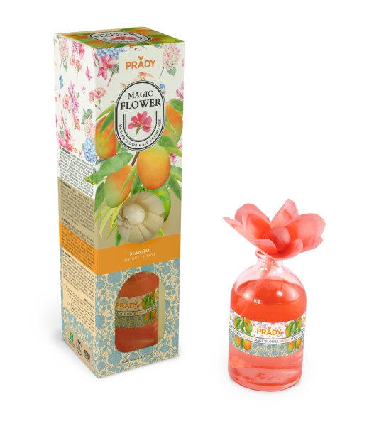 Prady Ambientador Magic Flower Mango - Frasco de Cristal 100ml
