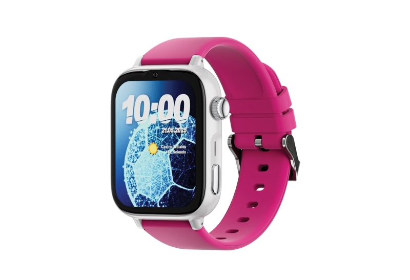 Savefamily Reloj Inteligente Infantil SaveWatch Plus 2 - Pantalla Amoled - Carcasa Blanca - Correa Tela Tribeca