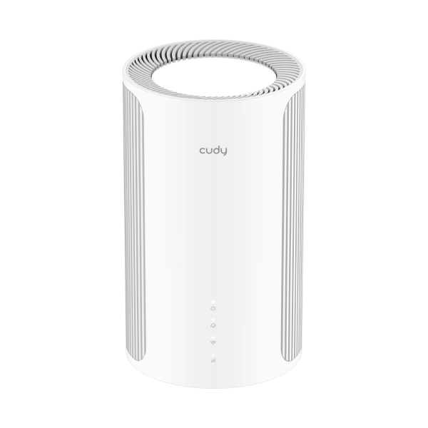 Cudy AX3000 Router WiFi 6 5G SA/NSA - Servidor y Cliente VPN - Ethernet 1Gbps - Nano Sim - Control en la Nube con App - Doble Banda hasta 2.6Gbps - Color Blanco