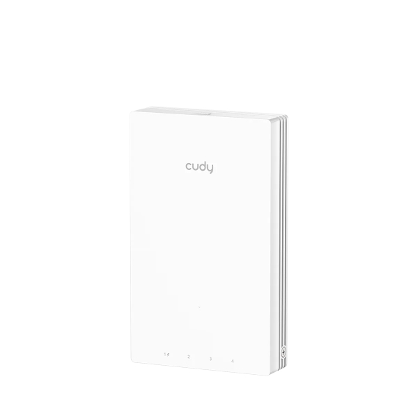 Cudy AX3000 Punto de Acceso para Pared - Doble Banda hasta 2402Mbps - WiFi 6 - Cobertura 60m2 - Soporta hasta 560 Dispositivos - PoE Pasivo - Autoreinicio - GbE Blindado - Color Blanco