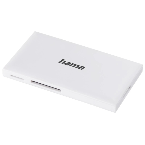 Hama Lector de Tarjetas - CompactFlash - Compatible con SD - Micro-SD - Conexion con USB-A - 90.3x9x50.3mm - Color Blanco