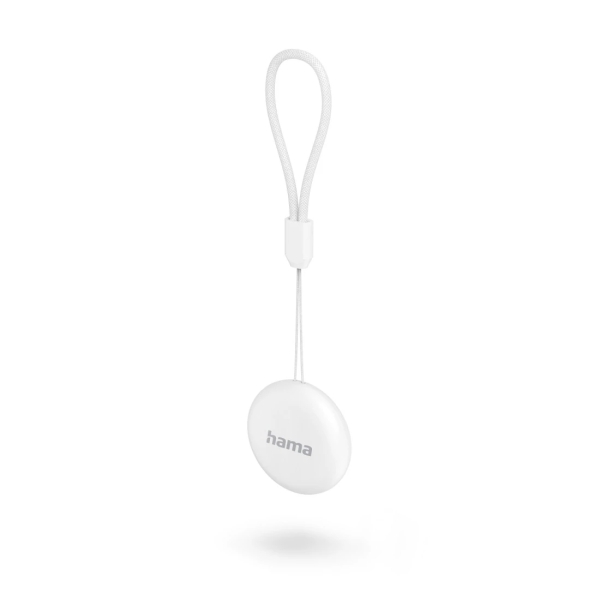 Hama Find My Device Localizador Antiperdida para Android - Bluetooth - Autonomia hasta 365 Dias - 3.3x3.3x0.9cm - Color Blanco