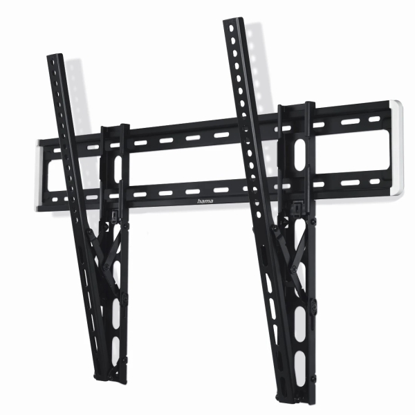 Hama Soporte Fijo de Pared para TV hasta 100" - Peso Max 75kg - Inclinable - VESA 800x600mm - Gestor de Cables - Nivel de Burbuja Integrado - Plantilla de Perforacion - Color Negro