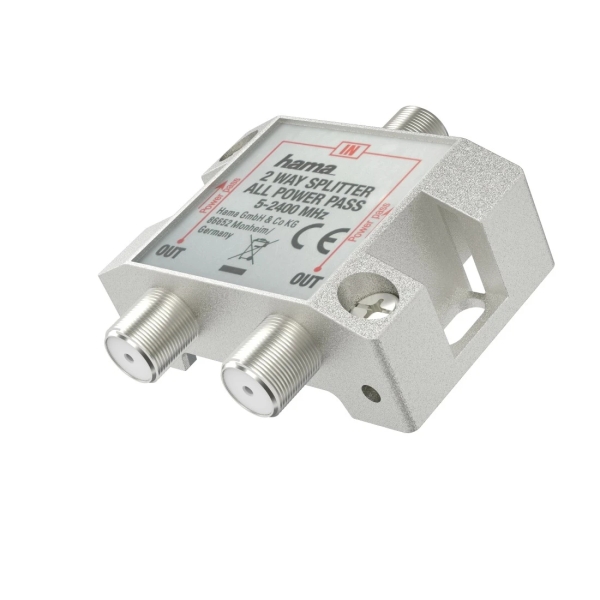 Hama Essential Divisor para Antena - Color Gris