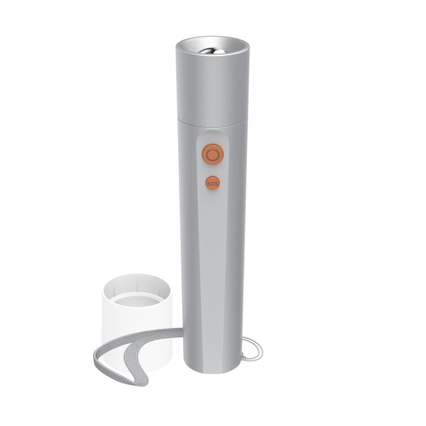 Hama Fl250 Linterna LED - Potencia 3W - 250 Lumenes - Funciona con 3 Pilas AAA - Aluminio - Color Plata