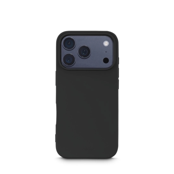 Hama Fantastic Feel Funda para iPhone 17 Pro - Antiadherente Anti-Suciedad - Poliuretano Termoplastico - Bordes Elevados - Color Negro