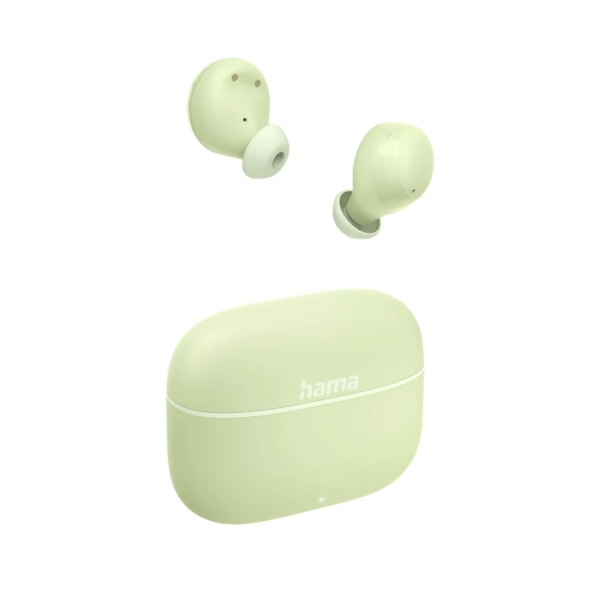 Hama Freedom Buddy II Auriculares con Microfono Omnidireccional - Bluetooth - Rango 10m - Asistente de Voz - Carga por USB-C - Color Menta