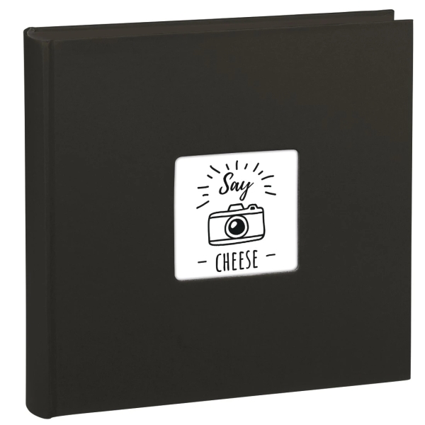 Hama Fine Art Album de Fotos - 100 Paginas Negras - Tapa de Papel - 30x30cm - Color Negro