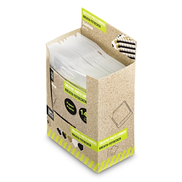 Hama Pack de 144 Esquinas Adhesivas para Foto - Borde 13mm - Papel - Colores Surtidos