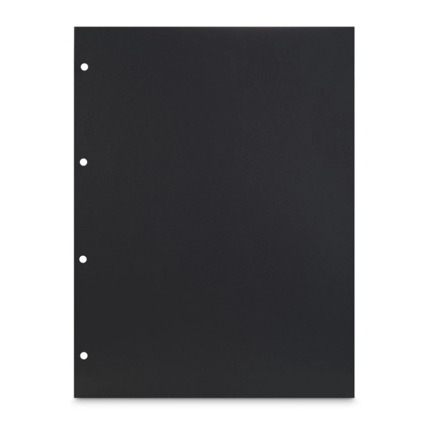 Hama Pack de 25 Cartulinas para Fotos - Perforado - 233x310mm - Color Negro