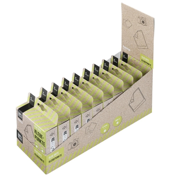 Hama Pack de 300 Puntos Adhesivos de Doble Cara - Ideal para Fotos - Diametro 6mm - Adhesion Permanente - Color