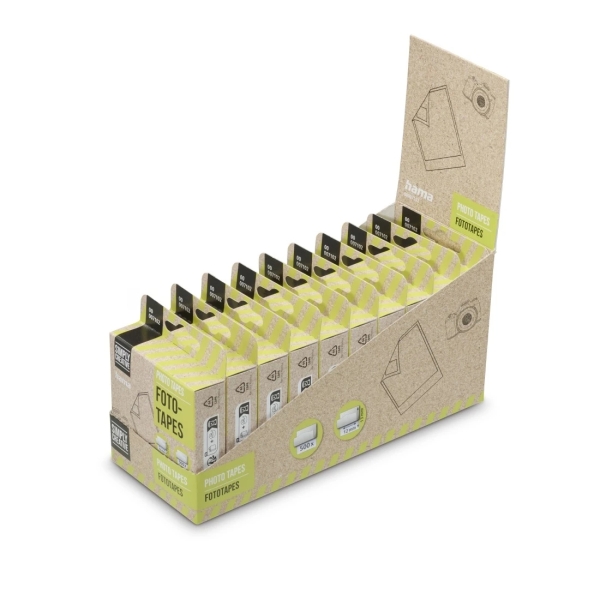 Hama Pack de 500 Adhesivos de Doble Cara - Ideal para Fotos - 12x13mm - Colores Surtidos