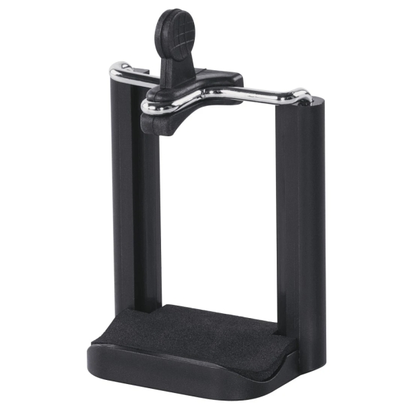 Hama Soporte de Smartphone para Tripode - Rosca 1/4" - Peso Max 300g - Ancho Dispositivo de 5.5 a 8.2cm - Color Negro