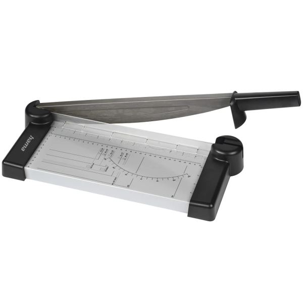 Hama Procut S 330 Plus Guillotina - Longitud de Corte 330mm - Metal - 19.5x6x57.5cm - Color Negro y Gris