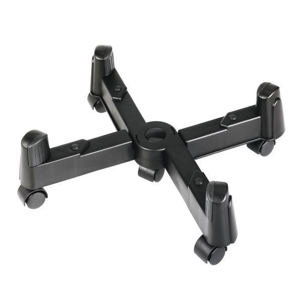 Hama Soporte en X para CPU - Capacidad hasta 25kg - Ruedas - Gomas Antideslizantes - 9.7x40x11.8cm - Color Negro