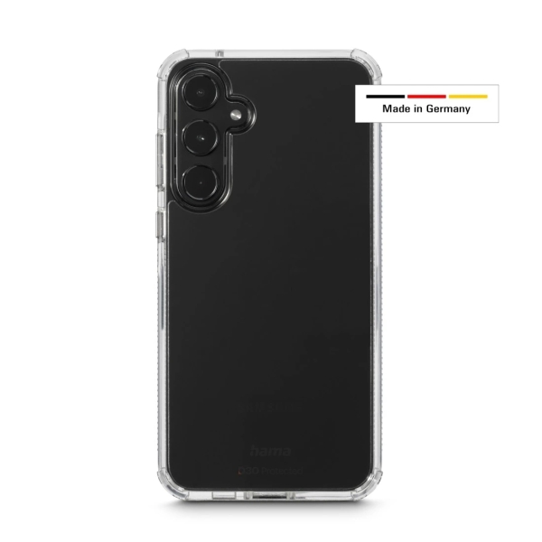 Hama Extreme Protect Funda para Samsung Galaxy S24 - Antideslizante - Policarbonato - Proteccion D3O - Bordes Elevados - Color Transparente