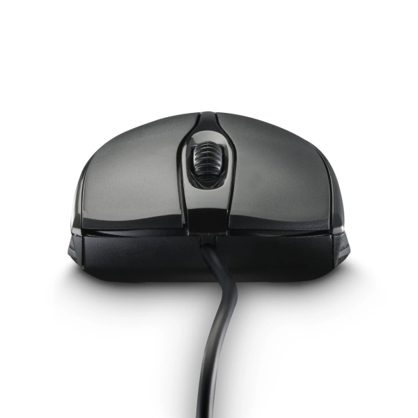 Hama Mc-200 Raton Optico 1000dpi - Cable 150cm - 3 Botones - Uso Ambidiestro - 6.4x3.7x11.4cm - Color Negro