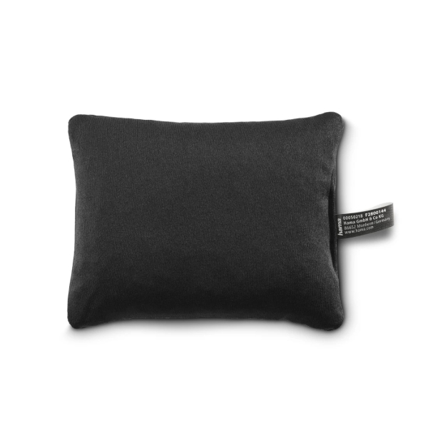 Hama Ergo Cojin Reposamuñecas - Licra - Reduce la Fatiga - 134x9x96mm - Color Negro