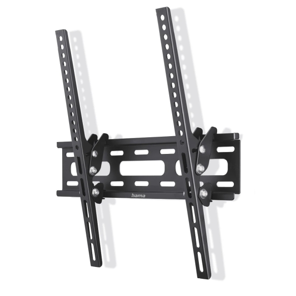 Hama Soporte Fijo de Pared para TV hasta 75" - Peso Max 40kg - Inclinable - VESA 400x400mm - Acero - Nivel de Burbuja Integrado - Color Negro