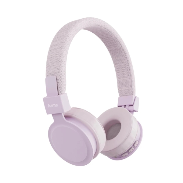 Hama Freedom Lit III Auriculares con Microfono Omnidireccional - Bluetooth - Plegable - Jack 3.5mm - Diadema Ajustable - Asistente de Voz - Carga por USB-C - Color Rosa