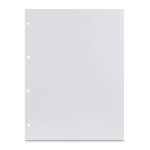 Hama Pack de 25 Cartulinas para Fotos - Perforado - 233x310mm - Color Blanco