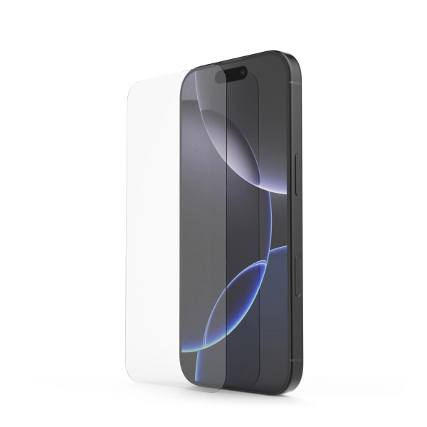 Hama Clear Protect Protector de Pantalla para iPhone 16 Pro Max - Antihuellas - Vidrio de Seguridad - Grado de Dureza 9H - Color Transparente