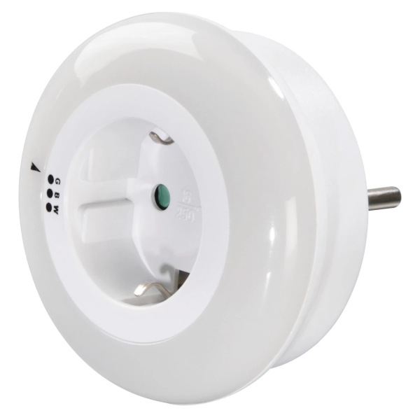 Hama Luz LED Nocturna - Potencia 0.8W - IP20 - Sensor de Luz - Color Blanco