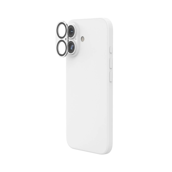 Hama Cam Protect Protector de Camara para iPhone 16 / 16 Plus - Vidrio Templado - Color Transparente