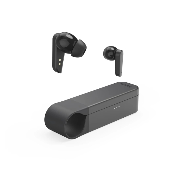 Hama Spirit Pocket II Auriculares con Microfono Omnidireccional - Bluetooth - Pantalla LED - Asistente de Voz - Carga por USB-C - Color Negro