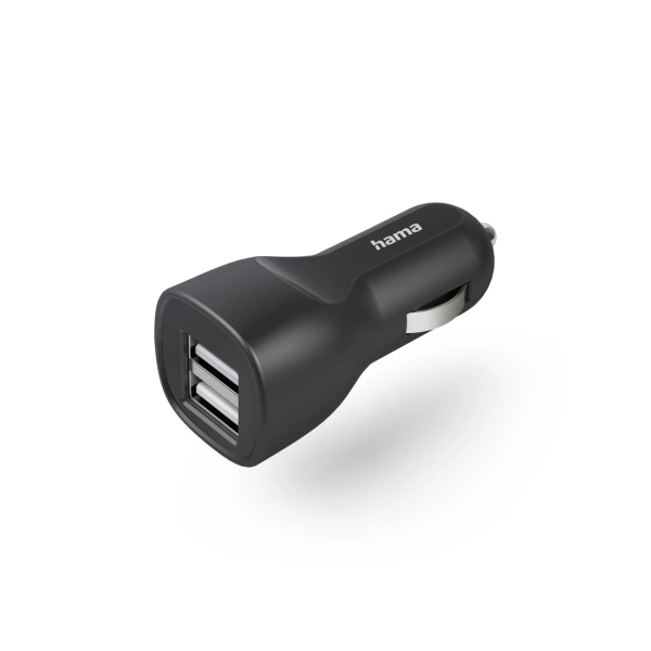 Hama Cargador de Coche 12W - 2xusb-A - Color Negro