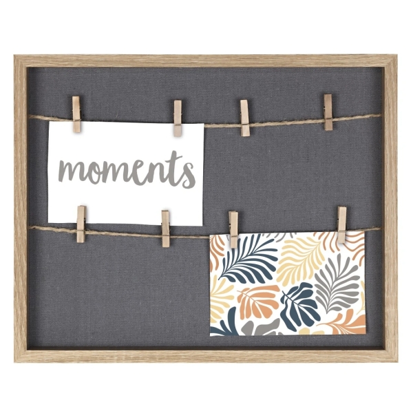 Hama Muro Marco de Fotos con Cordon - Madera MDF - 36.6x29.6x3.2cm - Color Marron