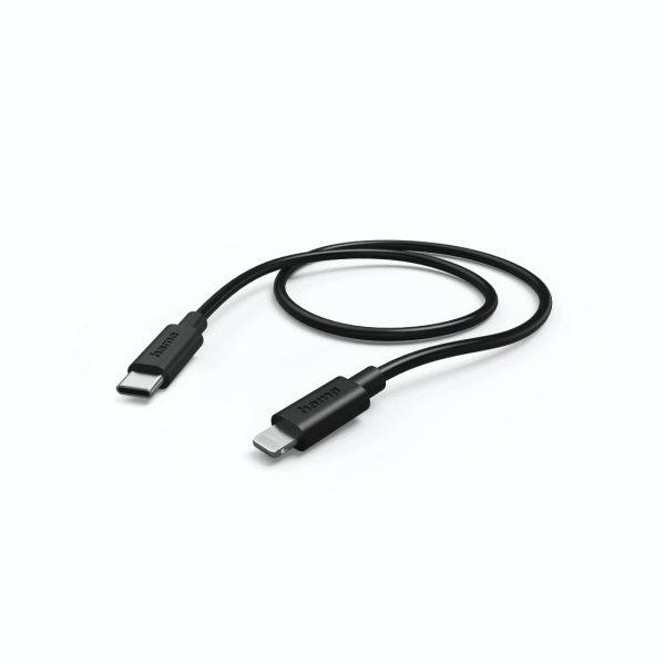 Hama Cable USB-C a Lightning - Longitud 0.75m - Velocidad hasta 480Mbps - Blindado - Color Surtido