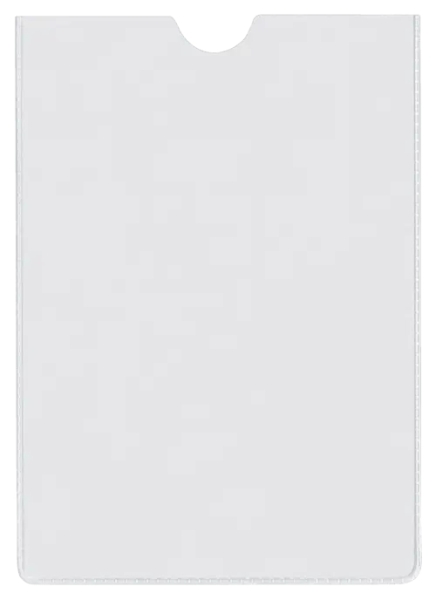 Esselte Pack de 100 Portacarnets Tamaño 82x122mm 80Q 140 micras - PVC Transparente Acabado Liso