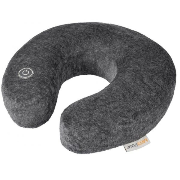 Medisana NM870 Cojin de Masaje Cervical Portatil - Masaje Vibratorio para Cuello y Hombros - Espuma Moldeada de Alta Comodidad - Ideal para Viaje y Uso en Casa - Incluye Bolsa Integrada