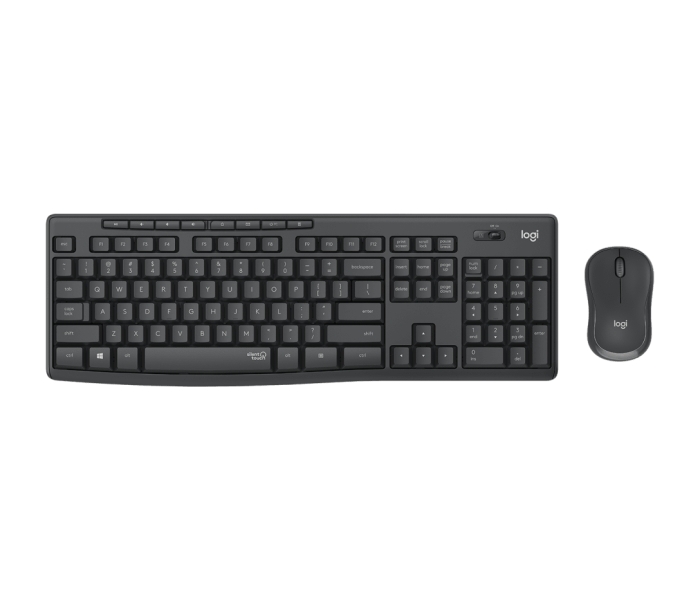 Logitech MK295 Pack Inalambrico Teclado Frances + Raton 1000dpi 3 Botones - Teclas y Botones Silenciosos - Uso Ambidiestro
