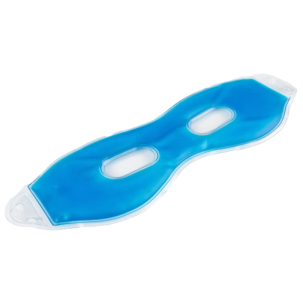 Innovagoods Ageyes Antifaz Relajante - Efecto Frio y Calor - PVC - Gel de Silicona - 23x7cm - Color Azul