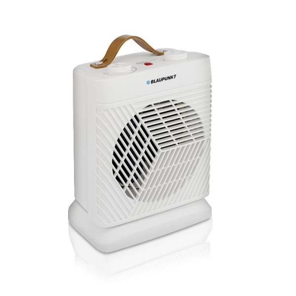 Blaupunkt Calefactor Portatil - Potencia 2000W - Temperatura Regulable - Antideslizante - Funcion Ventilador - Termostato - Oscilante - Color Blanco