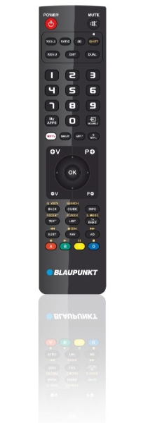 Blaupunkt Mando Universal para LG - Preconfigurado - Alimentacion a Pilas - Control por Infrarrojos - Color Negro