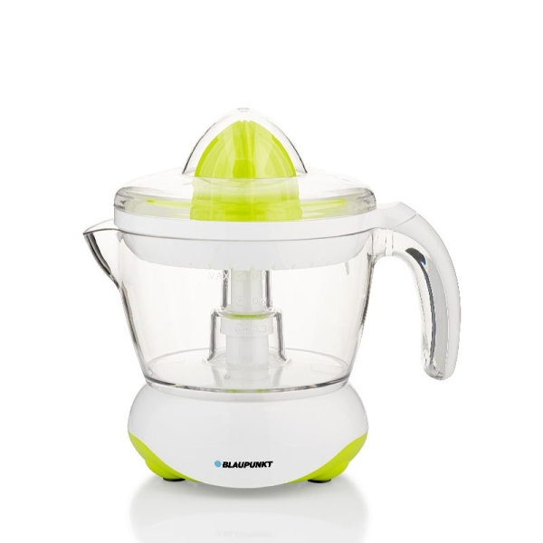 Blaupunkt Exprimidor Electrico - Potencia 25W - Capacidad 0.7L - Rotacion Bidireccional - Apto para Lavavajillas - Guarda-Cable Integrado - Color Blanco y Verde
