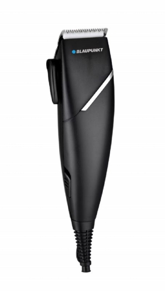 Blaupunkt Cortapelos Profesional - Potencia 15W - Palanca Lateral de Ajuste - Incluye Accesorios - Incluye Peines Guia - Cuchillas de Titanio - Color Negro