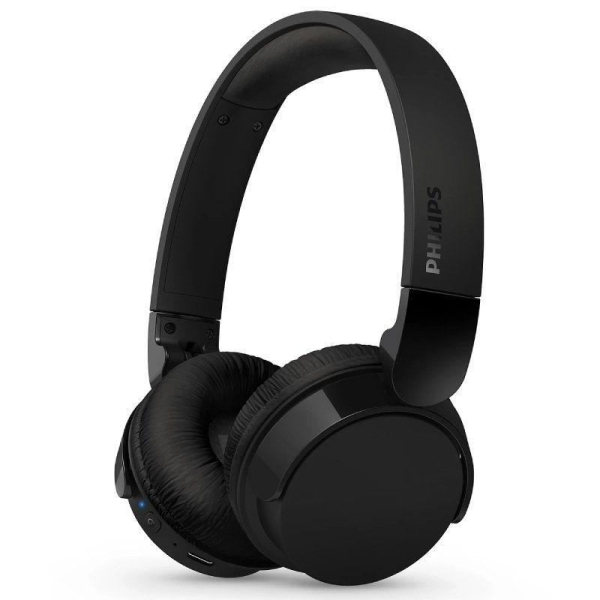 Philips Auriculares Supraaurales Inalambricos - Bluetooth 5.3 - Autonomia hasta 55h - Microfono Integrado - Bateria 600mAh - Conector USB-C - Plegable - Alcance 10m - Altavoz de 32mm - Color Negro