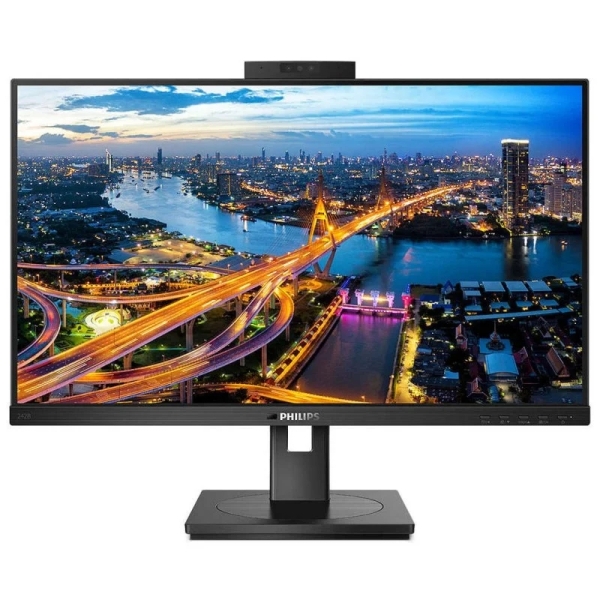 Philips B Line 242B1H Monitor 23.8" LED IPS FullHD 75Hz - Respuesta 4ms - Altavoces 4W - HDMI, DVI, VGA, USB - Webcam - VESA 100x100mm - Color Negro