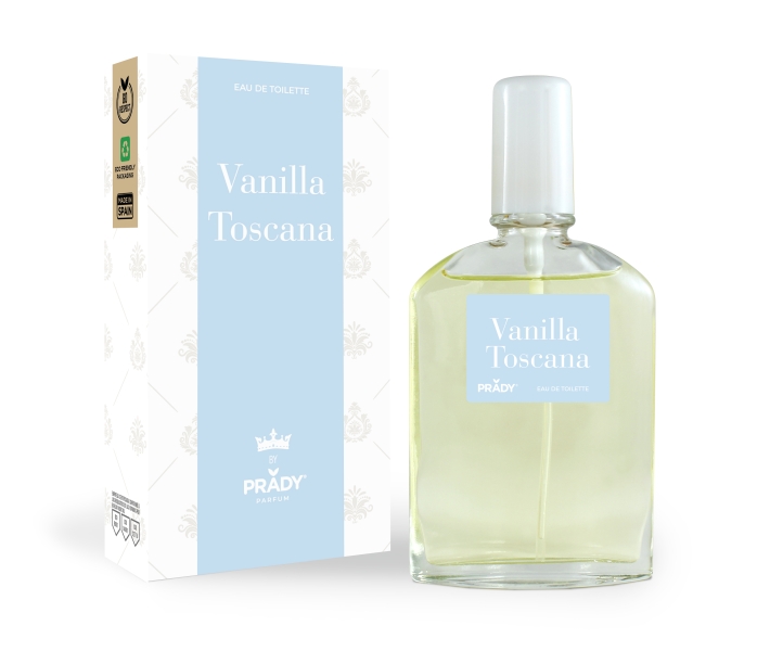 Prady Colonia Unisex Vanilla Toscana - Frasco de 90 ml - Spray Pulverizador