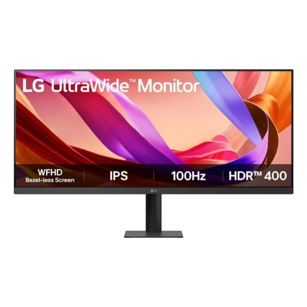 LG Ultrawide Monitor 34" LED WFHD 100Hz HDR400 - 21:9 - HDMI, Displayport - VESA 100x100 - Color Negro