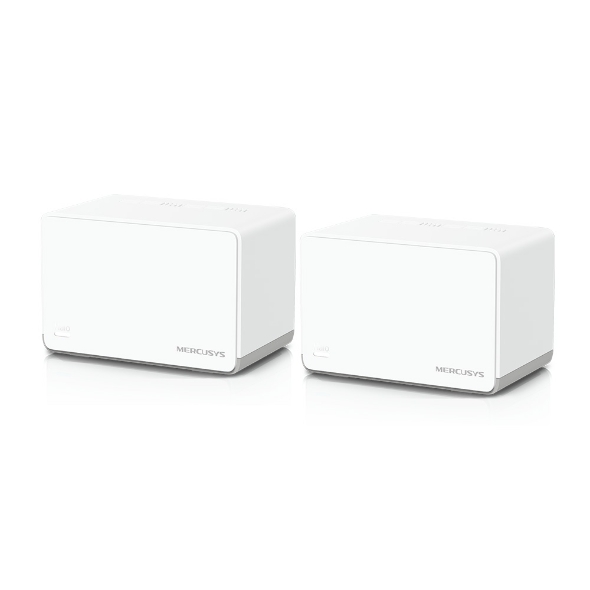 Mercusys Halo H70X Sistema Wi-Fi 6 Mesh AX1800 Doble Banda - 2 Unidades Halo - Cobertura hasta 550 m² - Color Blanco