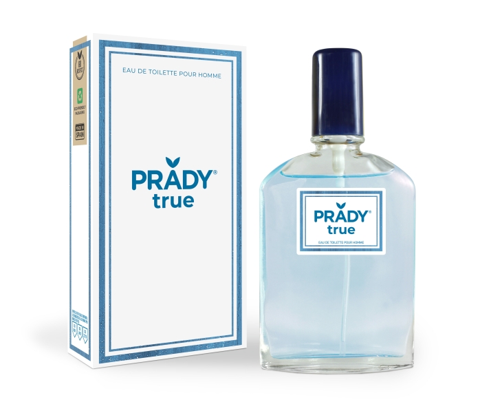 Prady Colonia de Hombre Prady True - Frasco de 90 ml - Spray Pulverizador