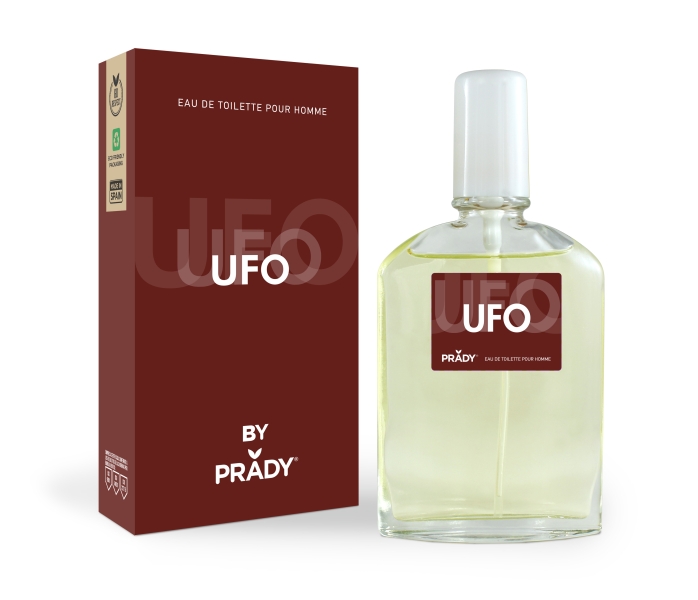 Prady Colonia de Hombre UFO - Frasco de 90 ml - Spray Pulverizador